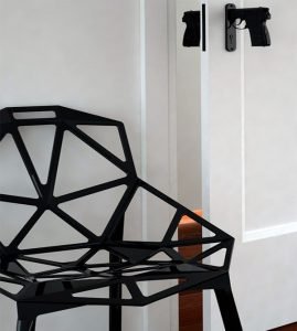 Gun Shaped Door Handle