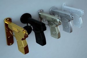 Gun Shaped Door Handle