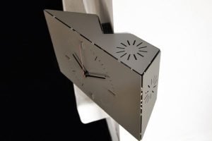 Powder coated METAL AboutFaceClocks