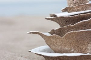 Tableware made from sand by victor castanera