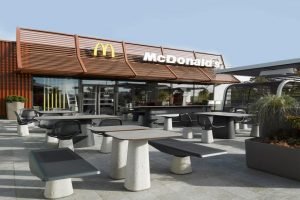 Mcdonald's outdoor furniture designed by patrick norguet