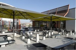 Mcdonald's outdoor furniture designed by patrick norguet