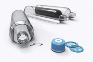 Oasis flexible bottle from condom material