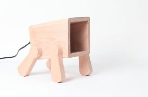 The Frank Lamp adorably mimics puppy poses