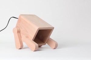 The Frank Lamp adorably mimics puppy poses