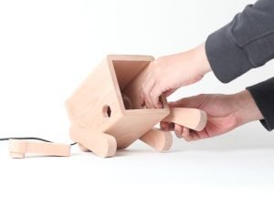 The Frank Lamp adorably mimics puppy poses