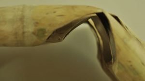 Bambosa seat crafted from a combination of bamboo and steel