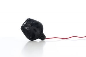 Dentelle line of lamp shades crafted by 3D printing