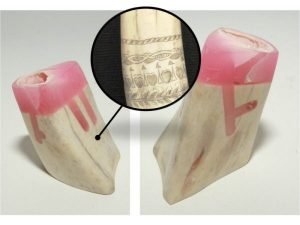 Designer crafts an exclusive knife set from natural bones