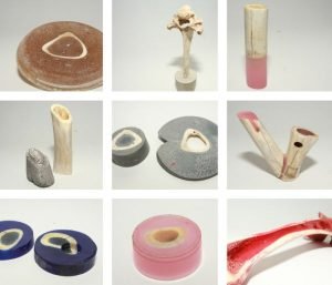 Designer crafts an exclusive knife set from natural bones