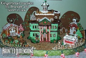 Disney themed gingerbread mansion