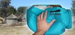 Scrubba allows outdoor cloth washing with minimal water wastage