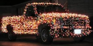 The Christmas truck