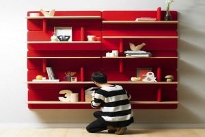 Apala wall shelf by Samuel Accoceberry