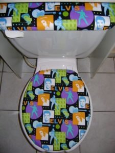 Elvis toilet seat
