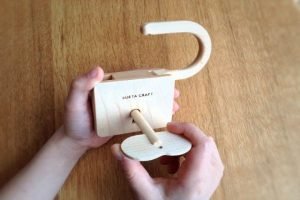 Key of the tree wood lock