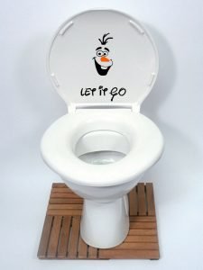 olaf funny toilet seat