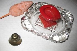 A Bell Toilet Ashtray and Mouse