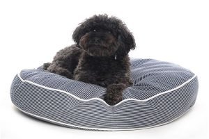 Stripe Circle Bed for dog