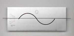 Sun Set solar wall clock by Andrea Ponsi