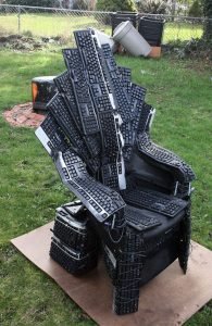 Throne of nerds - Keyboard Chair by Mike DeWolfe