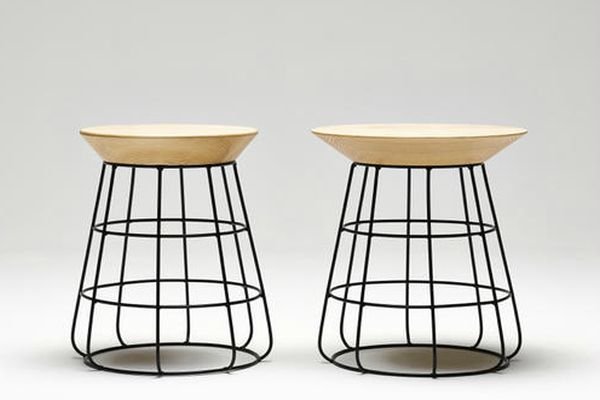 Sidekick stool and side table