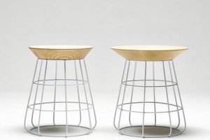 Sidekick stool and side table