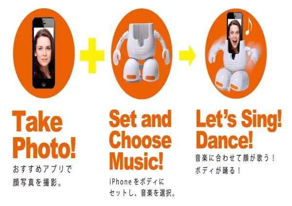 Takara Tomy's Dancing Face-Stand for iPhones_3