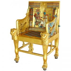 king tut golden throne replica