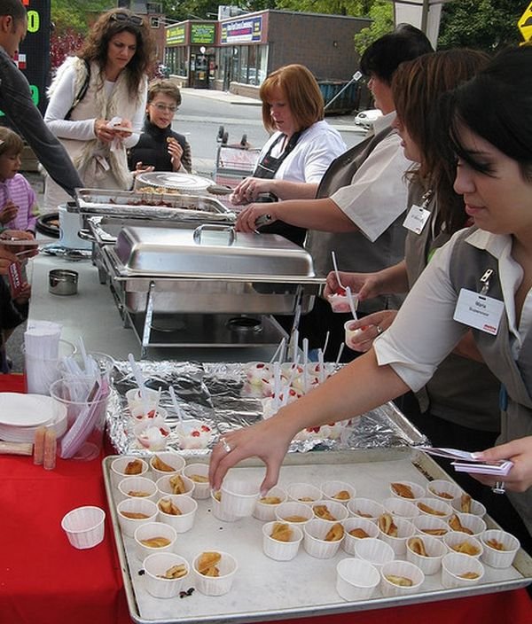 When you get free samples to taste