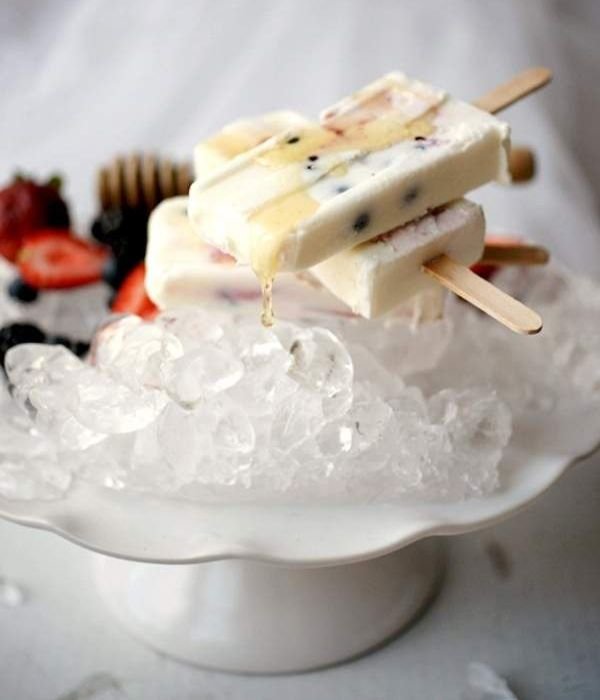 Yogurt and Honey Popsicle