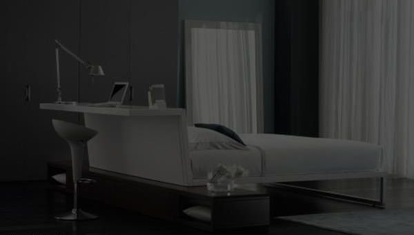Total White bed from Flou
