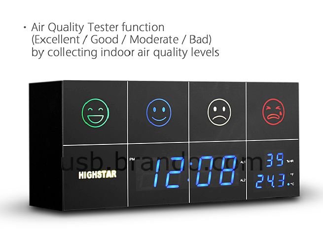 Air Quality Tester Alarm Clock_2