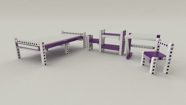 Olla Lego modular furniture for children_6