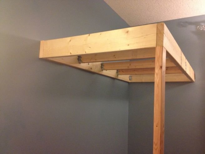 wall mounted loft bed