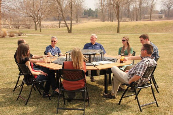 Octagon Grill Table An Amazing Jag Grill BBQ Table For Your Backyard