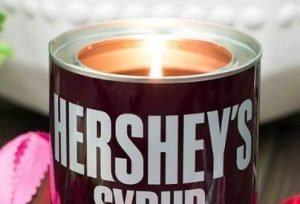 hershey pint syrup soy candle
