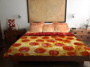 pizza bed