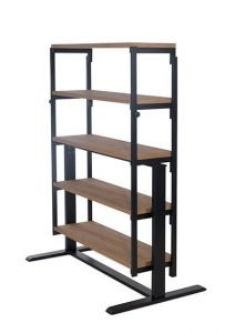 swing shelf white background