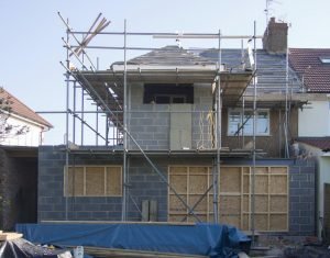 house extension works