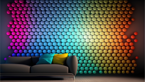 colorful living room