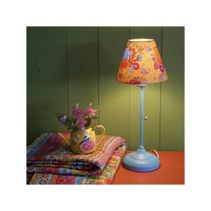 flowery cone shaped lamp shade