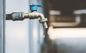 dripping outdoor faucet