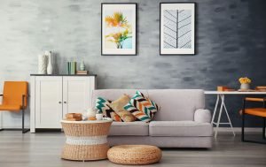 textured living room